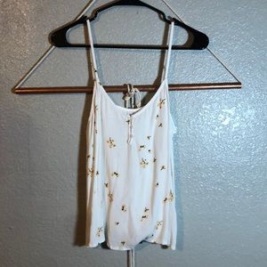 Flowered Tank Top